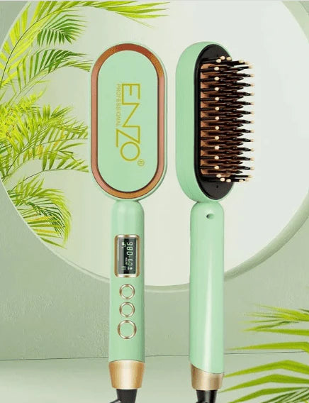 ENZO Ionic Advanced Straightening Comb Salon-Grade Sleek & Frizz-Free Styling