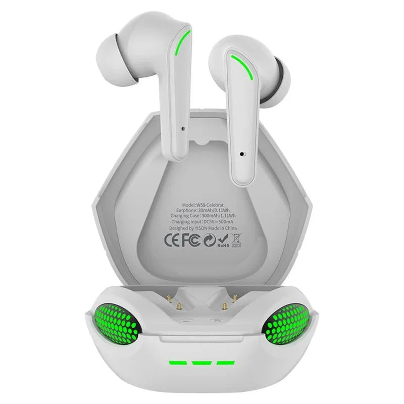 TWS Wireless Gaming Headset – HiFi Stereo Sound with Low-Latency Mode 🎮🔥